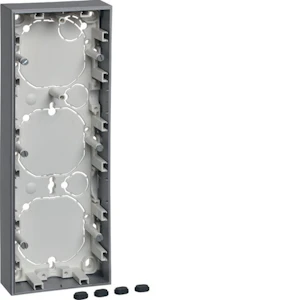 hager Förhöjningsram 3-f. 21mm ip21 alu