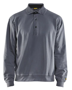 blåkläder Collegepaita blåkläder 3370 11589400 kaulus harmaa koko l