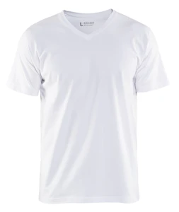 blåkläder T-shirt blåkläder 3360-1000 v-halsad m