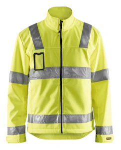 blåkläder Softshelltakki blåkläder 4838 25173300 kelt hi-vis koko 4xl