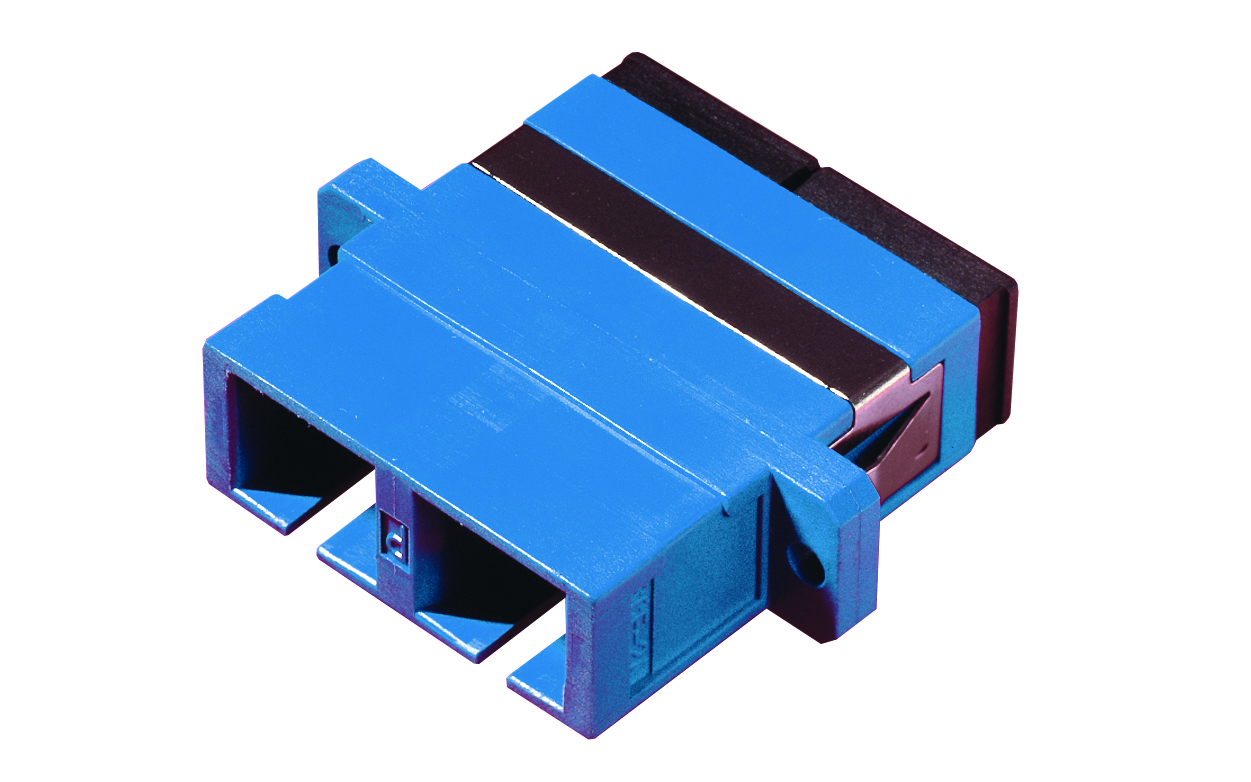 ADAPTER SC/UPC DUPLEX SM, BLÅ