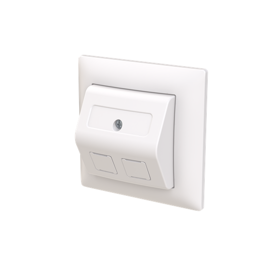 abb Saga data innf for 2 x rj45 m/ramme