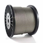 STÅLTAU 6MM GALVANISERT ANTALL TRÅDER 6X36