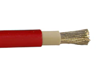 SVEISELEDNING 25 MM² RØD