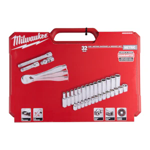 milwaukee Skrallesett 3/8" mm 32del
