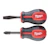 milwaukee Skrutrekker stubby set 2p