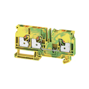 weidmüller Jordklemme 6 mm², push-in, gul/grønn