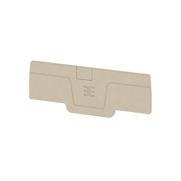weidmüller Endeplate 75.55 mm x 2.1 mm, beige