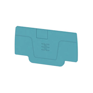weidmüller Endeplate 52.75 mm x 2.1 mm, blå