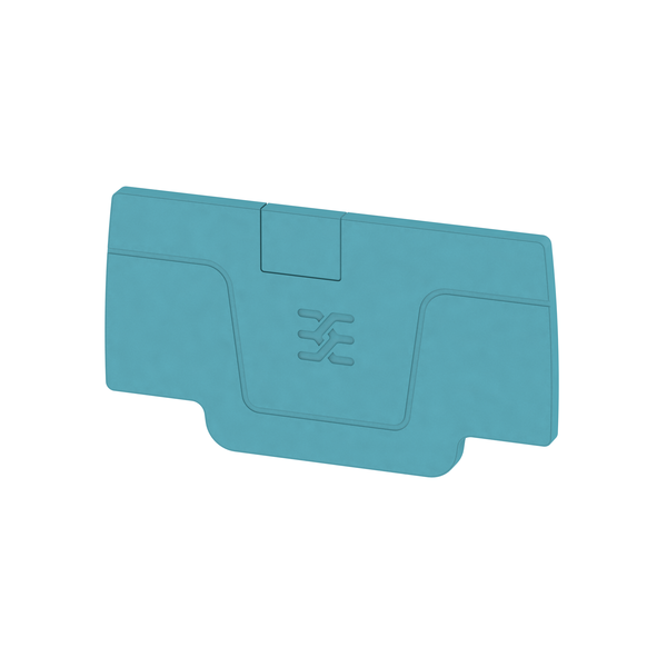weidmüller Endeplate 52.75 mm x 2.1 mm, blå