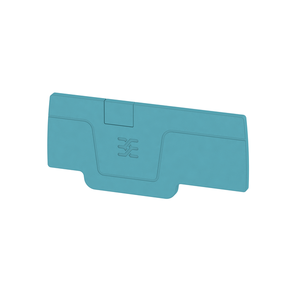 weidmüller Endeplate 64.15 mm x 2.1 mm, blå