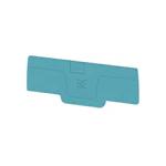 ENDEPLATE 75.55 MM X 2.1 MM, BLÅ