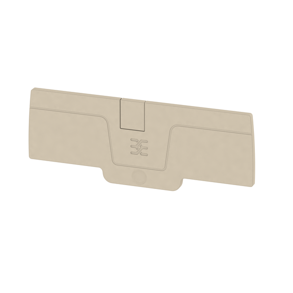weidmüller Endeplate 85.8 mm x 2.1 mm, beige