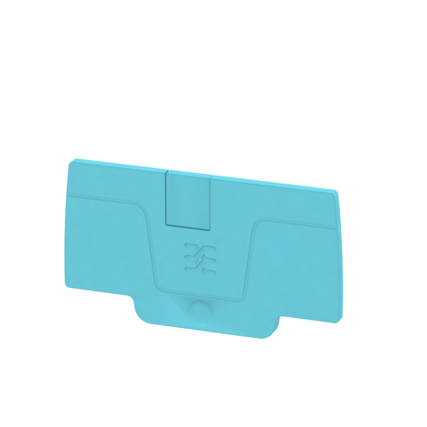 weidmüller Endeplate 58 mm x 2.1 mm, blå