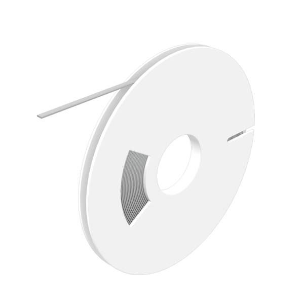 weidmüller Hvit krympestrømpe, 13m, diam. 1,2-2,4mm / kv. 0,25-0,5mm2