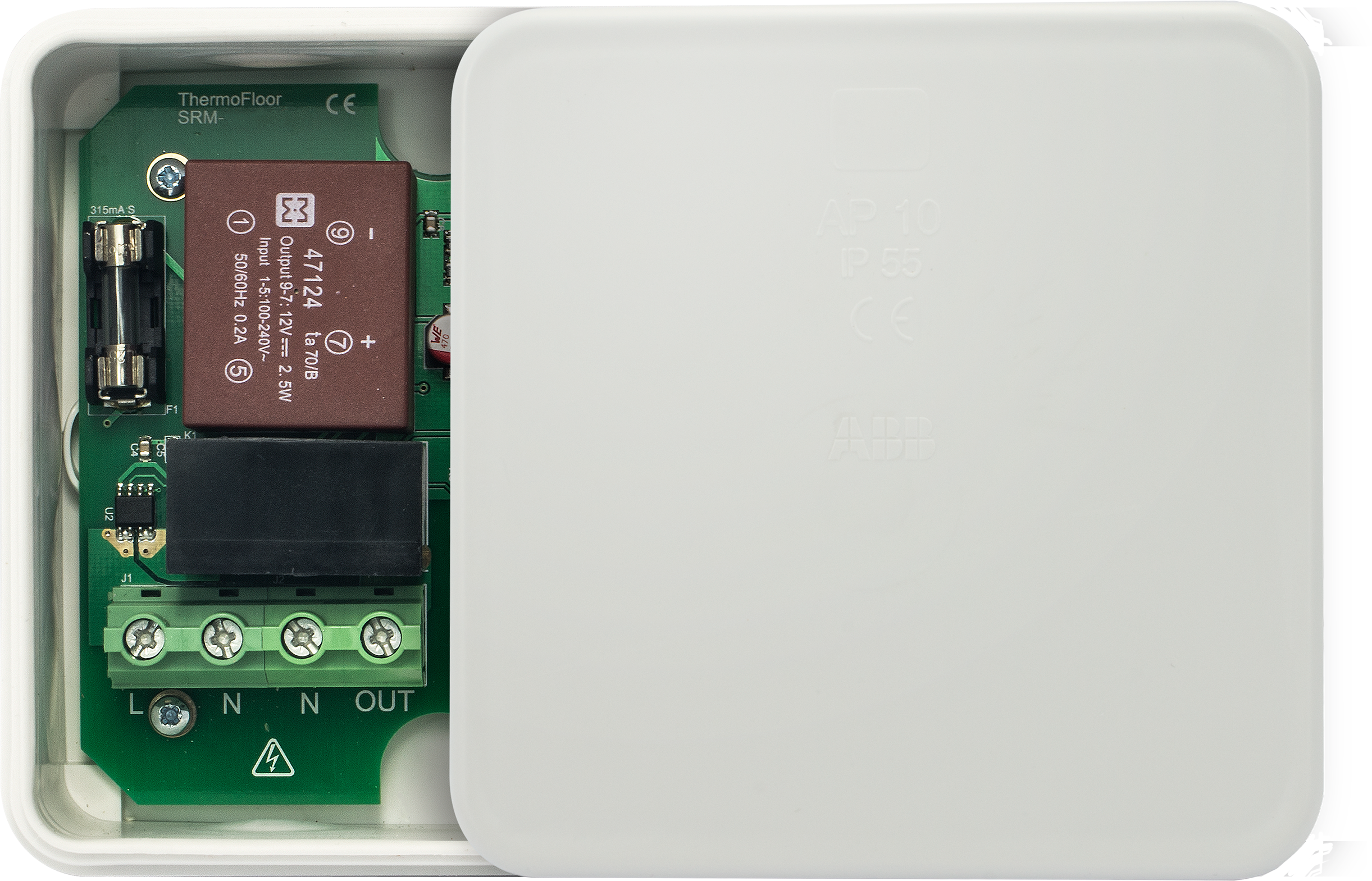 thermo-floor Heatit z-relay 25a ip55 sensor z-wave