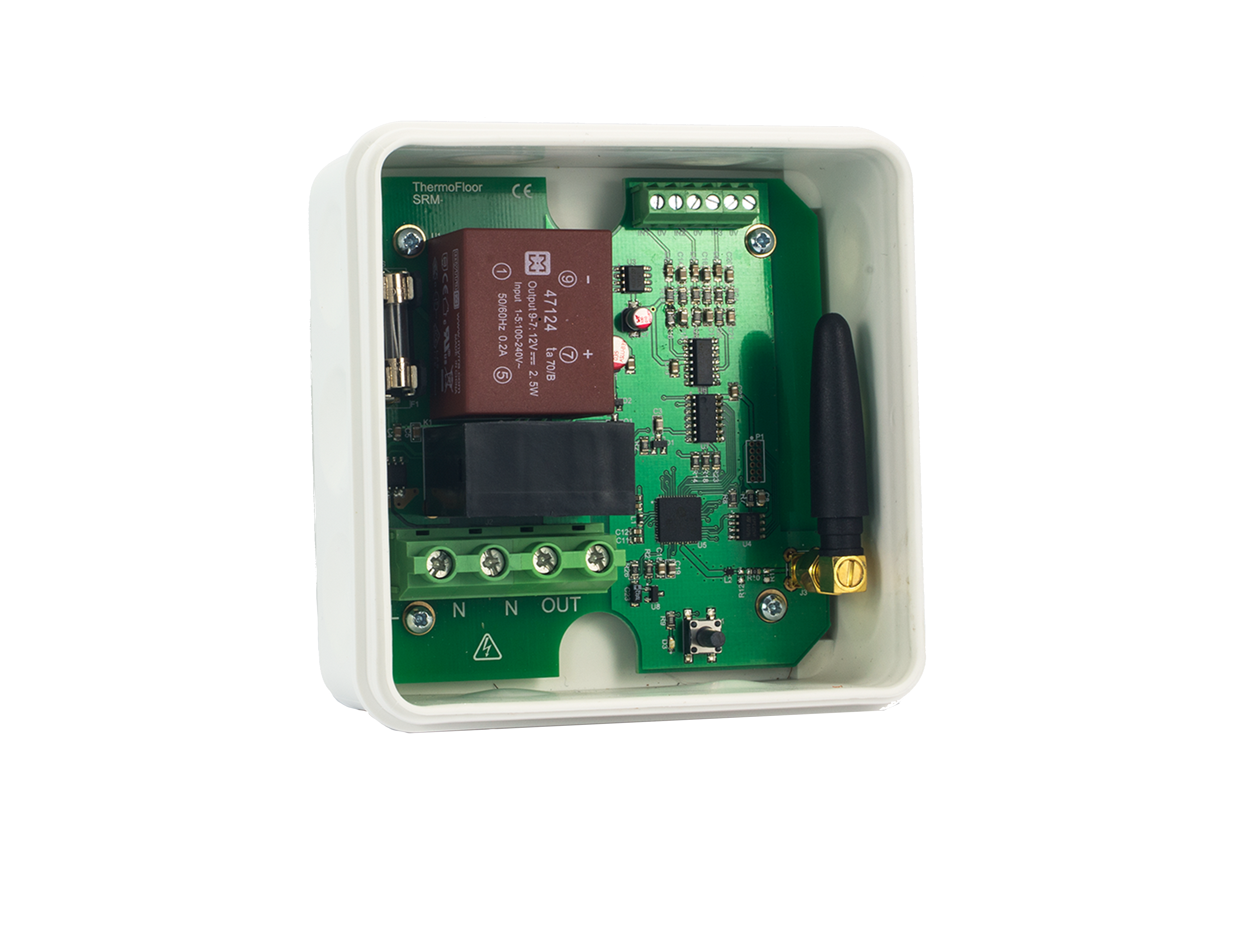 thermo-floor Heatit z-relay 25a ip55 sensor z-wave