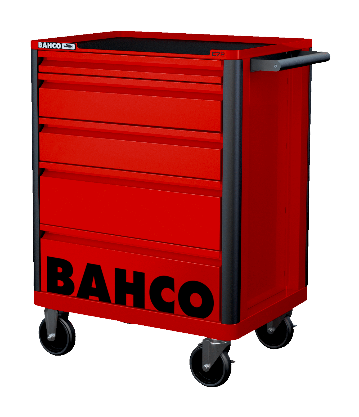 TOOL TROLLEY BAHCO 5 DRAWS, RED