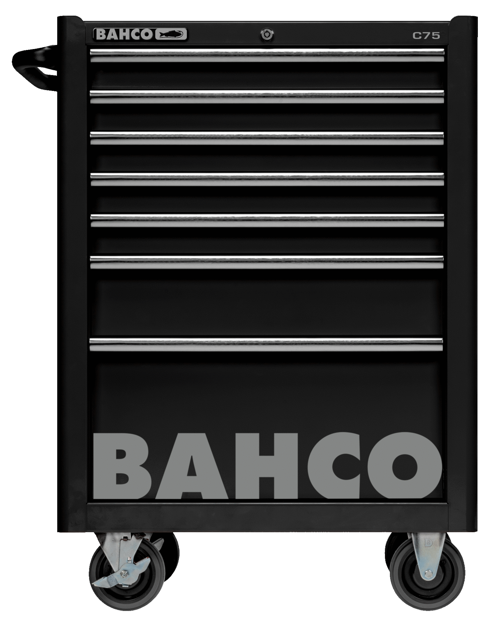 bahco Verktygsvagn bahco svart pro 7 draws, black