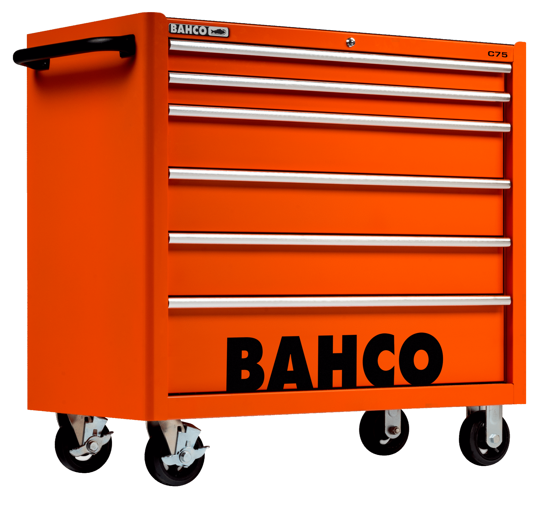 TOOL TROLLEY BAHCO XL 6 DRAWS, ORANGE