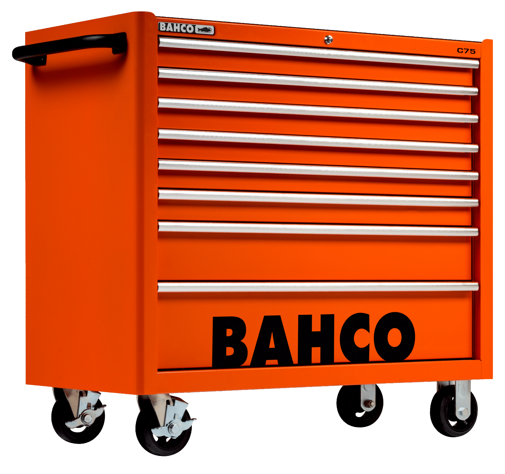 bahco Tool trolley bahco xl 8 draws, ornage