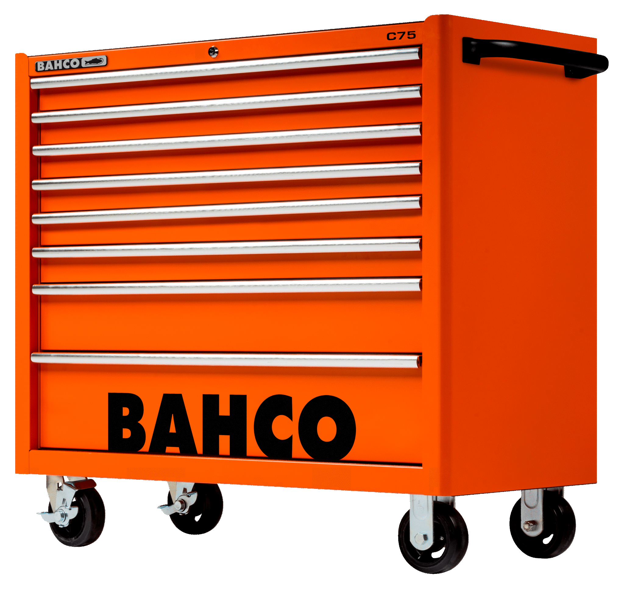 bahco Tool trolley bahco xl 8 draws, ornage