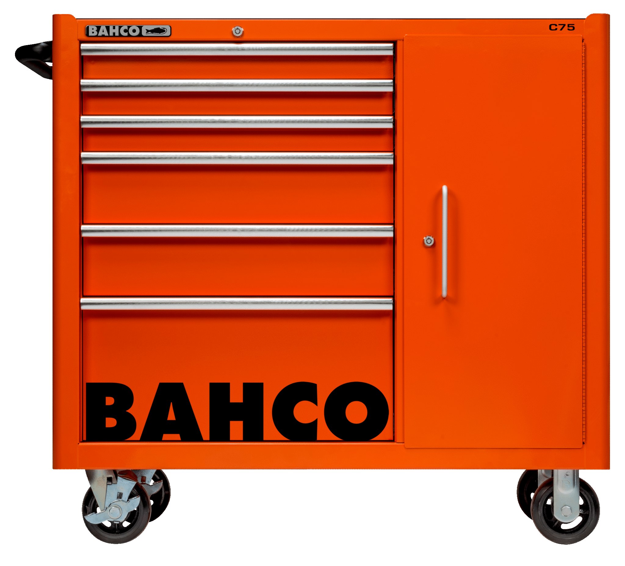 bahco Työkaluvaunu bahco xl sivukaappi, oranssi