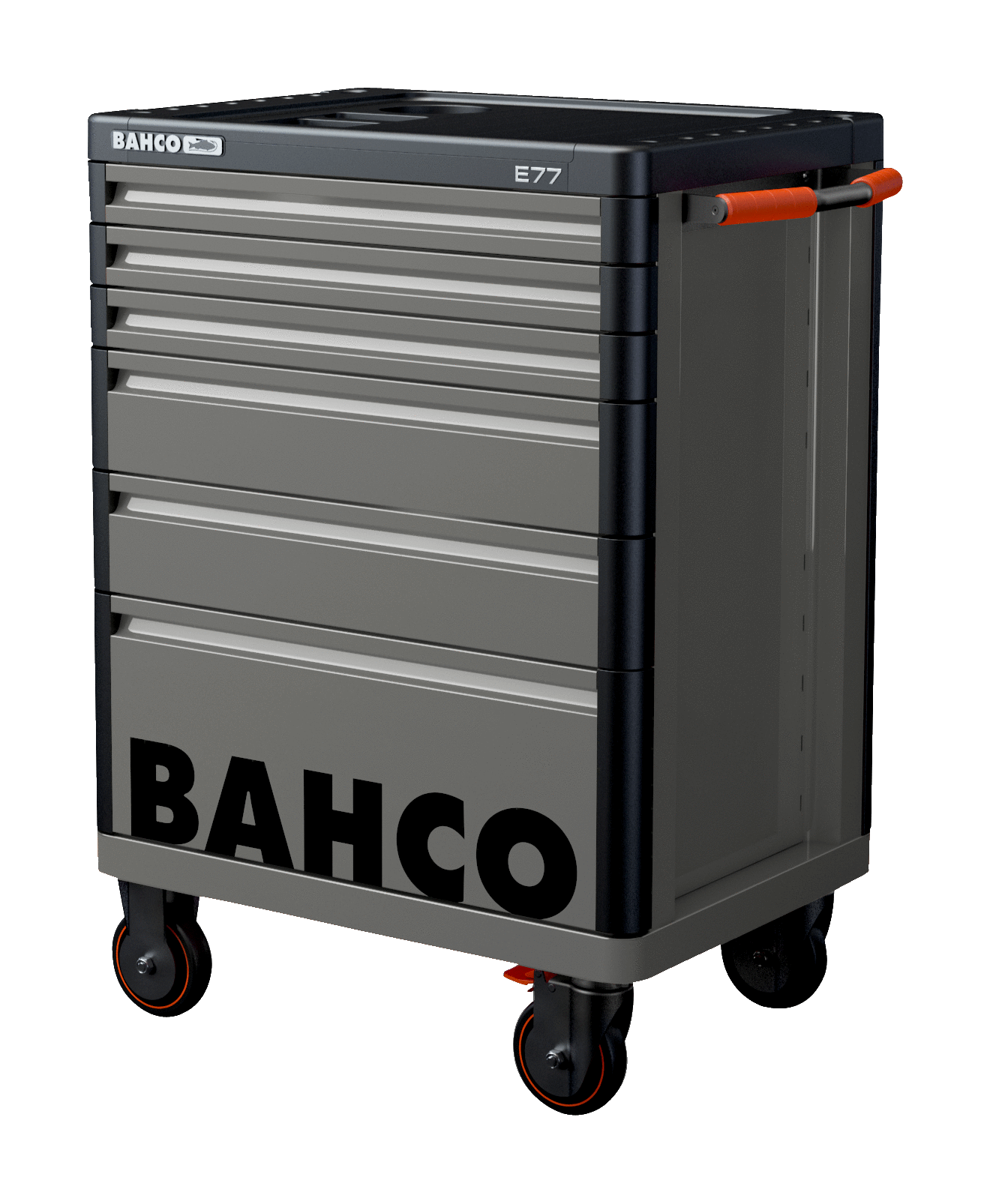 TYÖKALUVAUNU BAHCO PREMIUM 6 VETOLAATIKKOA, HARMA