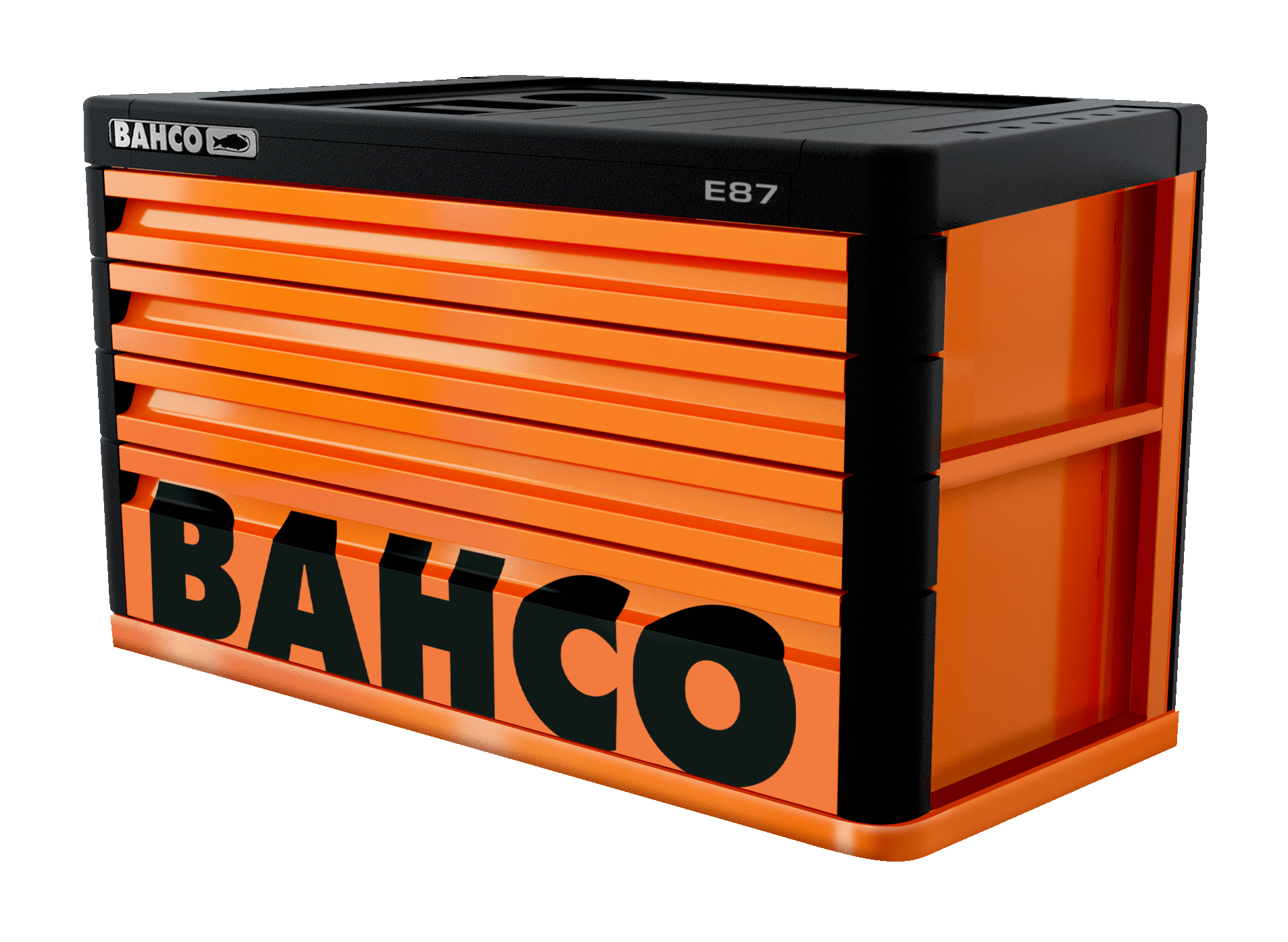 YLÄLIPAS BAHCO PREMIUM 4 VETOLAATIKKOA,ORANS