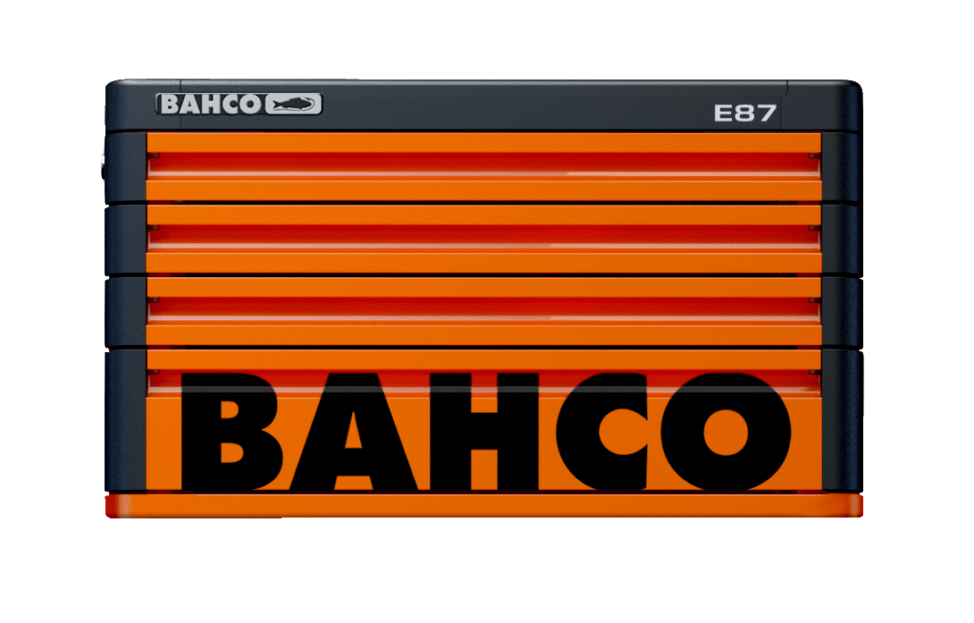 bahco Ylälipas bahco premium 4 vetolaatikkoa,orans