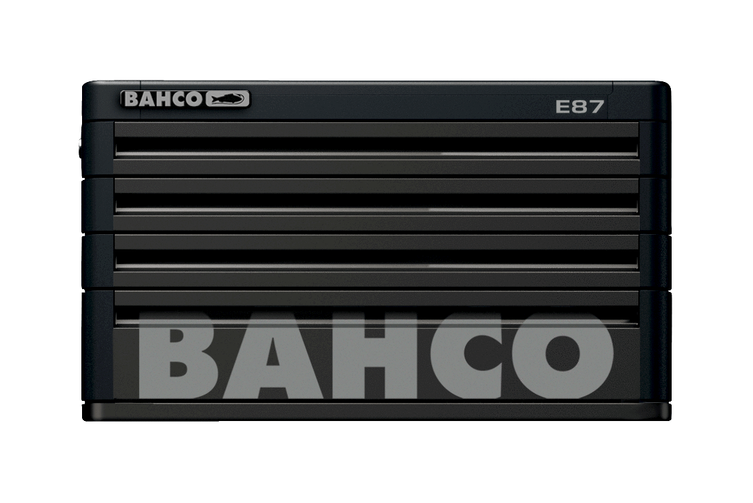 bahco Top chest bahco premium 4 draws, black