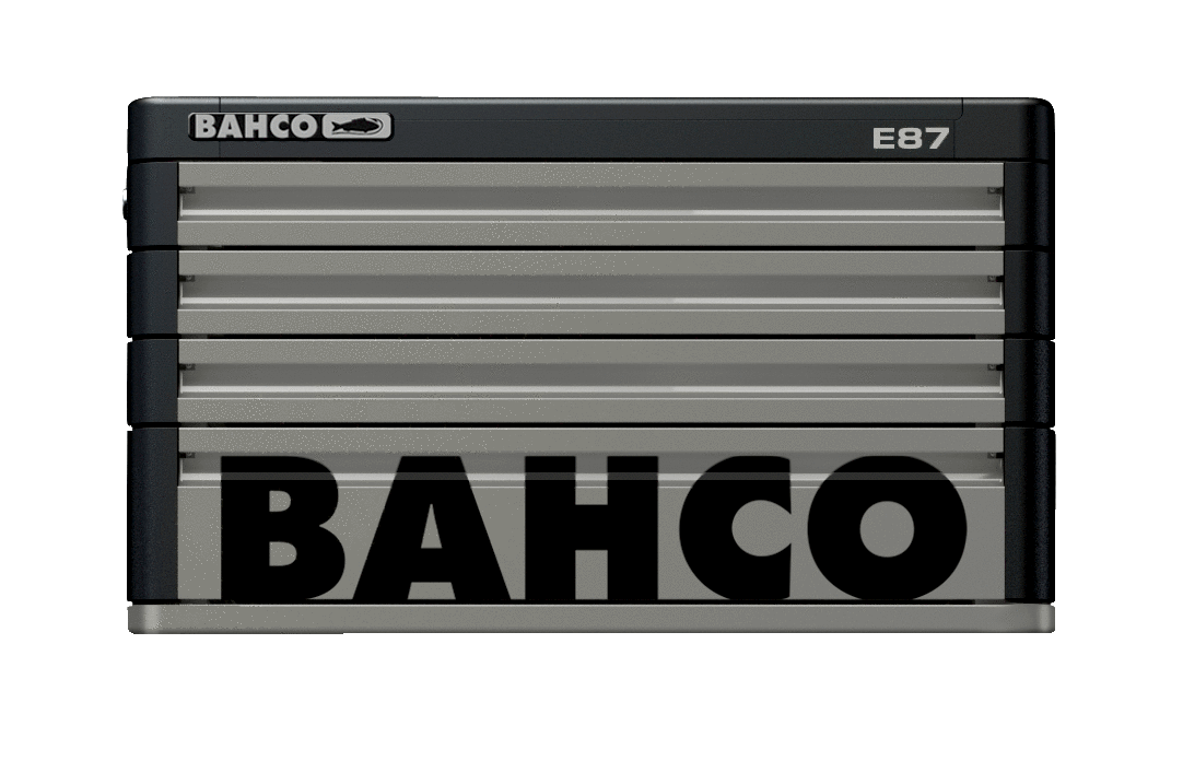 bahco Ylälipas bahco premium 4 vetolaatikkoa,harma