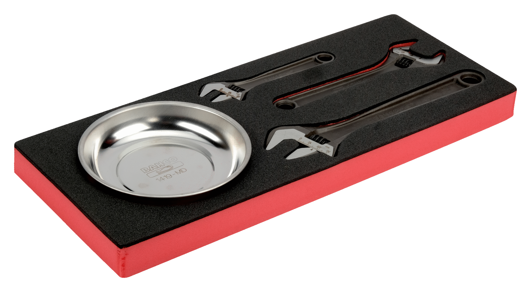 bahco Adjustables bahco 1/3 foam, 4pcs