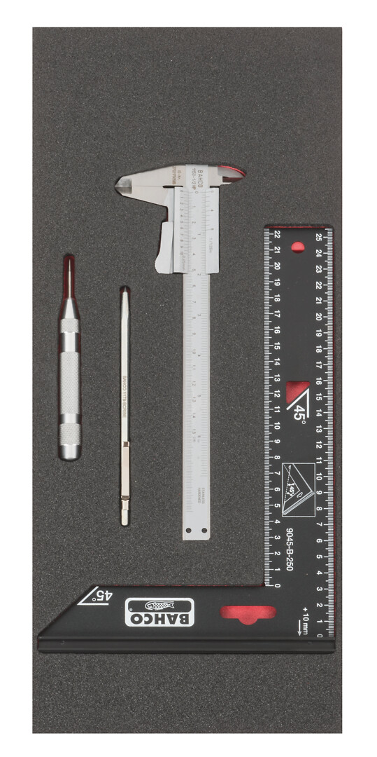 MEASURING BAHCO 1/3 FOAM, 4PCS