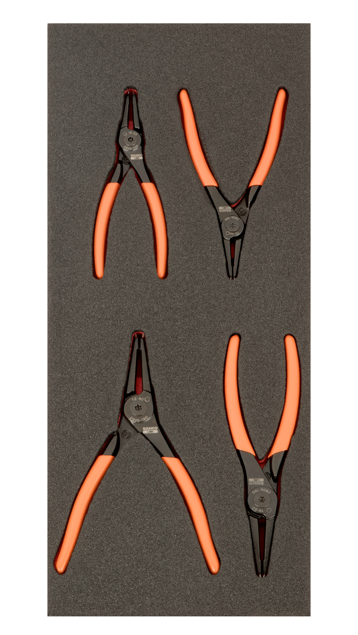 CIRCLIP BAHCO TÅNGAR 1/3 FOAM, 4PCS