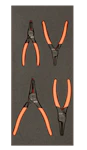 CIRCLIP BAHCO TÅNGAR 1/3 FOAM, 4PCS