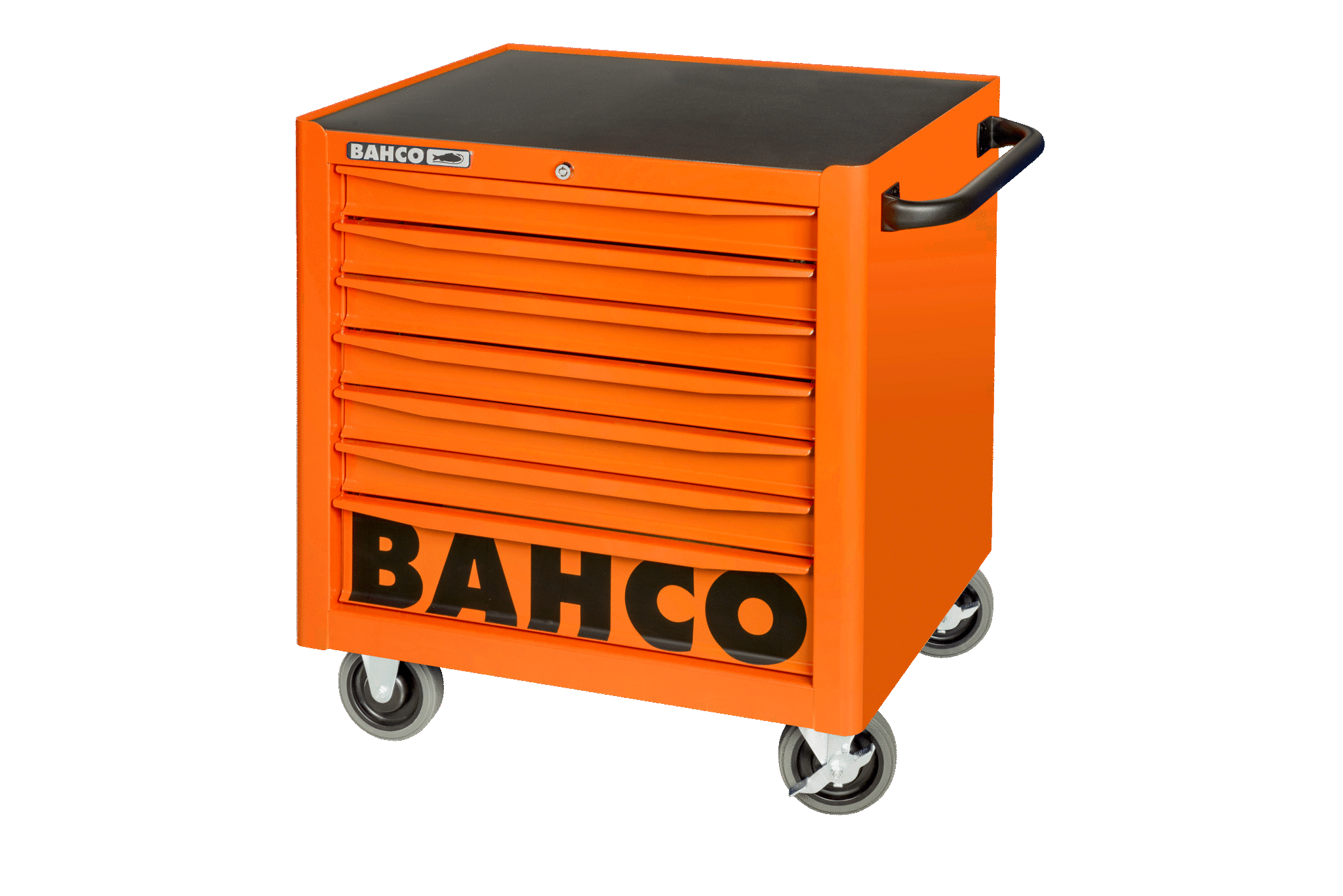 TYÖKALUVAUNU BAHCO 7 VETOLAATIKKOA, MATALA