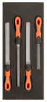 FILES BAHCO 1/3 FOAM, 4PCS
