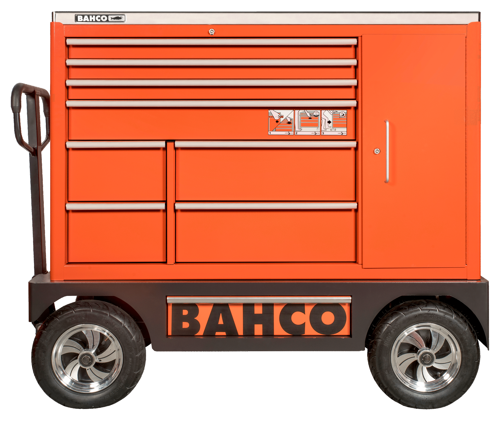 bahco Verktygvogn 53 in orange bahco 8 draws, 53in, orange