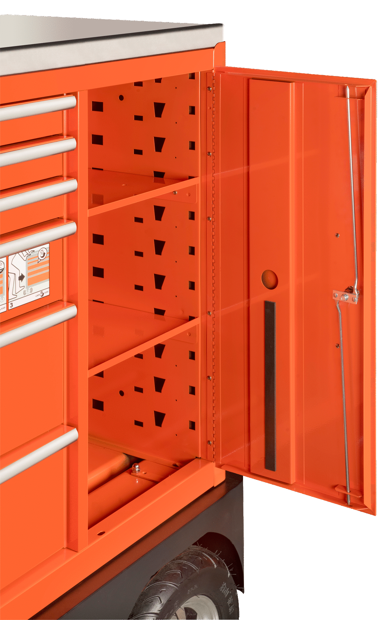 bahco Verktygvogn 53 in orange bahco 8 draws, 53in, orange