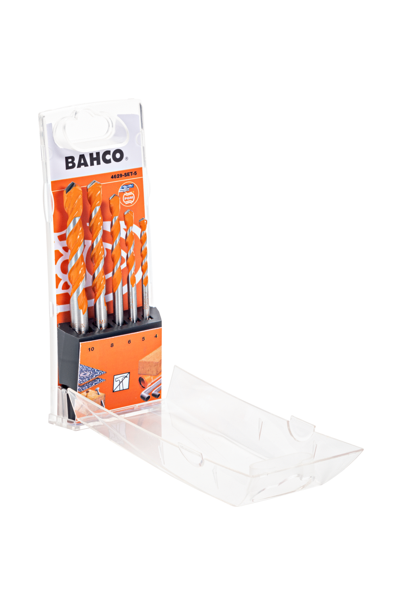 MULTI-PURPOSE DRILLSET BAHCO 4629-SET-5, 4-10mm 5 KPL