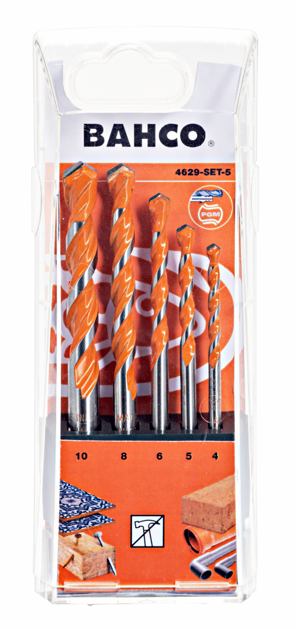 bahco Multiporanteräsarja bahco 4629-set-5, 4-10mm 5 kpl
