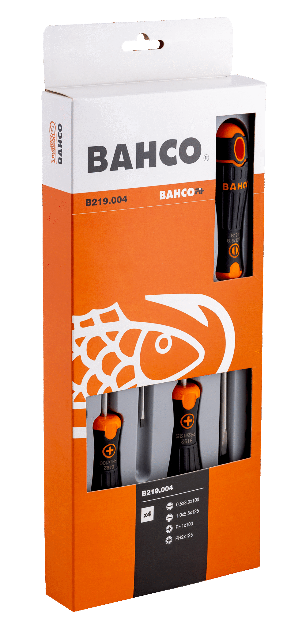 bahco Skruvmejselsats bahcofit 4 b219.004 4 pcs.