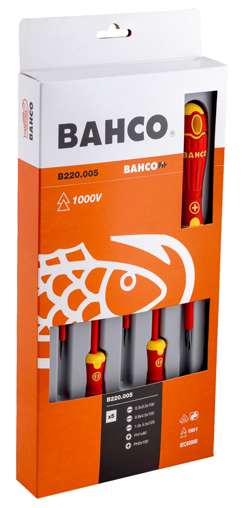 bahco Screwdriver set bahco b220.005 5 pcs