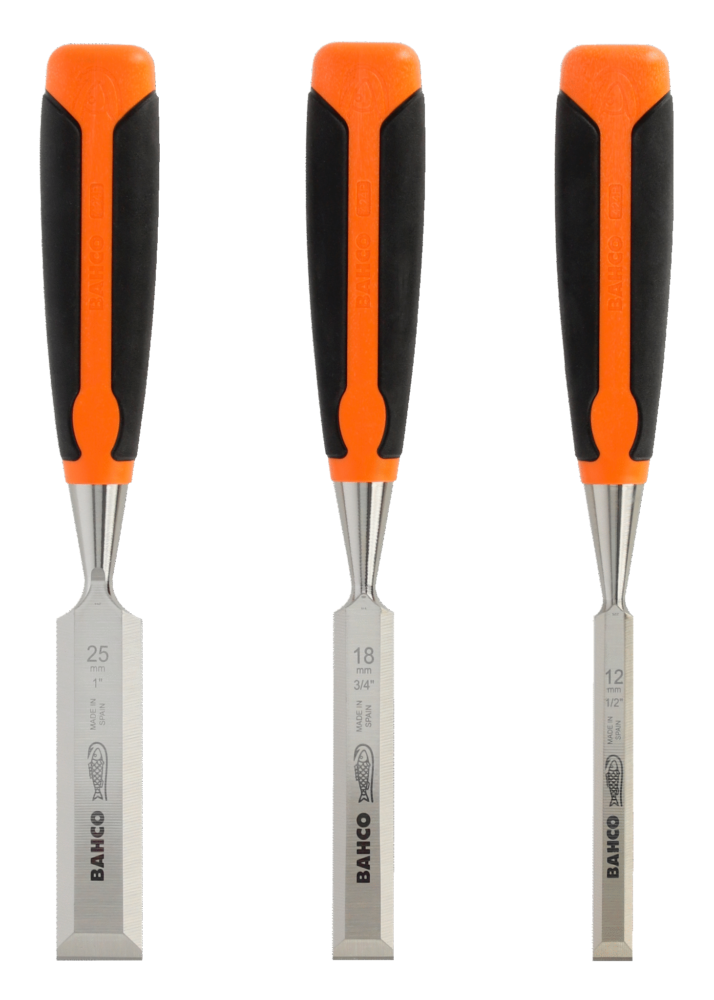 bahco Stämjärns set 12,18, 25mm 424p 424p-s2, 3pcs.