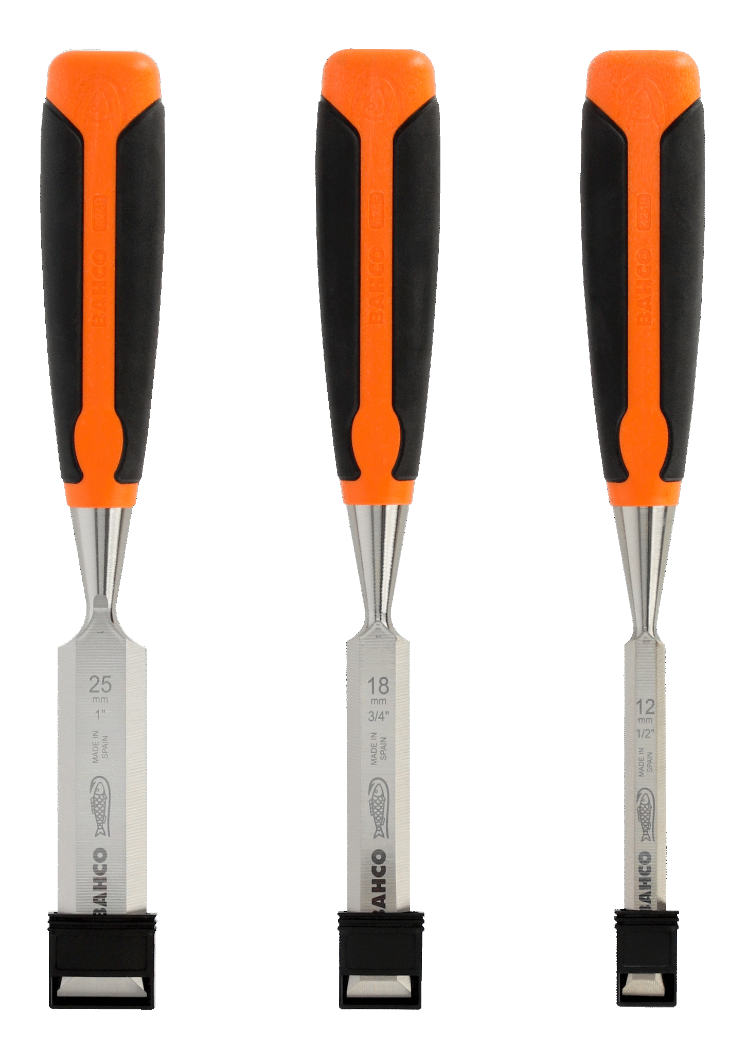 bahco Stämjärns set 12,18, 25mm 424p 424p-s2, 3pcs.
