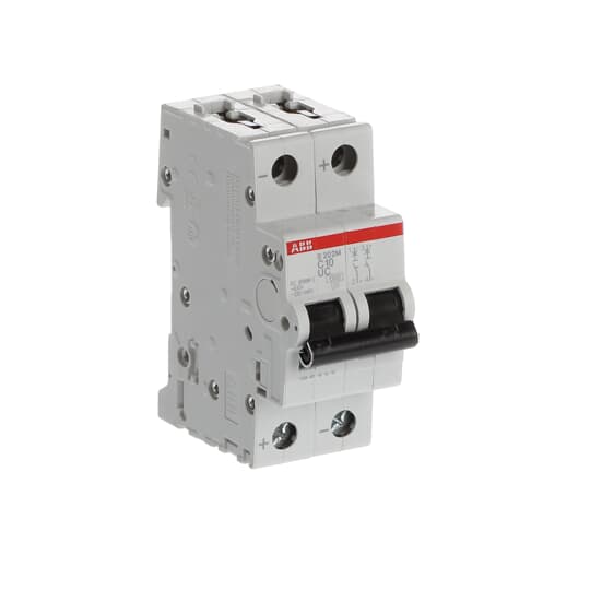 abb Circuit breaker s200muc 2-pole c-char. 10a
