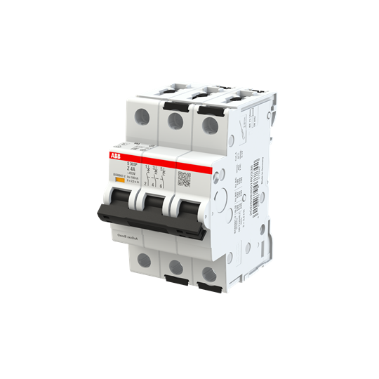 abb smart buildings Circuit breaker s300p 3-pole z-char. 4a