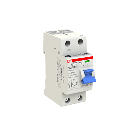 abb Jordfeilbryter f202 a 100a/500ma
