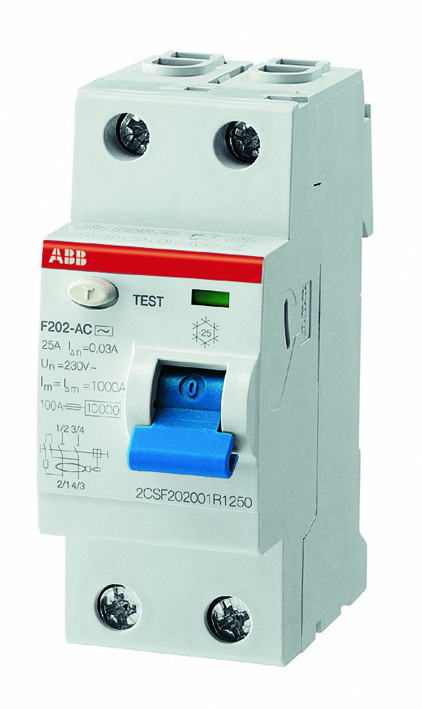 JORDFEILBRYTER F202 A 80A/30mA AP-R